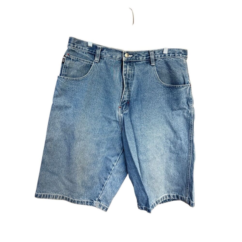Southpole Mens Y2K Vintage baggy denim jorts/Shorts Sz 38/13
